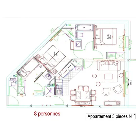 Résidence Le Portillo - Piscine - 3 Pièces Pour 8 Personnes Mae-6113 Eaux-Bonnes